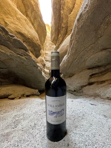 Bouteille Château de Villambis canyon